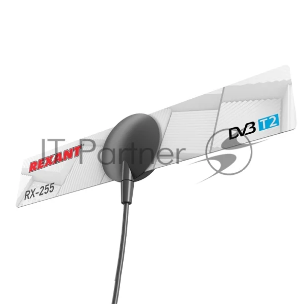 ТВ антенна Rexant комнатная для цифрового телевидения DVB-T2 на присоске, RX-255 1