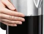 Электрочайник Bosch TWK8613 черный/серебристый, 1.5 л, 2400 Вт, скрытый нагревательный элемент, поддержание температуры 21