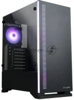 Компьютерный корпус ZALMAN S5, ATX, BLACK, WINDOW, 2xCOMBO (3.5" or 2.5"), 4x2.5", 2xUSB 2.0, 1xUSB 3.0, FRONT 1x120мм, REAR 1x120мм RGb 12