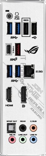 Материнская плата ASUS ROG STRIX B550-A GAMING, AM4, AMD B550, 4xDDR4, 6xSATA, 2xM.2, 1xPCI-E 4.0 x16, 1xPCI-E 3.0 x16, 3xPCI-E x1, 1xHDMI, 1xDP, 1x 2.5Gb LAN, 4xUSB 3.2 Gen 1, 1xUSB 3.2 Gen 2, 1xUSB-C 3.2 Gen 2, 5x3.5 мм, 7.1, ATX 20