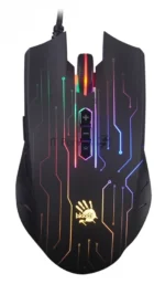 Мышь проводная A4Tech Bloody Q82 черный, 3200 dpi, USB, кнопки - 8 3