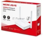 Роутер беспроводной Mercusys MW300D N300 10/100BASE-TX/ADSL 14