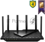 Роутер TP-Link Archer AX73 AX5400 Dual Band Wireless Gigabit Router, 1.5 GHz Tri-Core CPU, 1 GE WAN + 4 GE LAN ports, 1× USB 3.0 Port, support 1024-QAM, OFDMA, MU-MIMO, Airtime Fairness, Beamforming, 160MHz Channel Width, come with HomeShieldTM, support Russia PPTP/L2TP/PPPoE 38