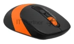 Мышь беспроводная A4Tech Fstyler FG10S черный/оранжевый, 2000 dpi, радиоканал, USB, кнопки - 4 19