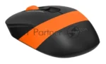 Мышь беспроводная A4Tech Fstyler FG10S черный/оранжевый, 2000 dpi, радиоканал, USB, кнопки - 4 22