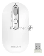 Мышь беспроводная A4Tech Fstyler FG20 белый, 2000 dpi, радиоканал, USB, кнопки - 4 13