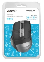 Мышь беспроводная A4Tech Fstyler FB35 серый, 2000 dpi, радиоканал, Bluetooth, USB, кнопки - 6 21