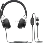 Гарнитура Logitech Zone Wired Teams графит, проводная, USB 18