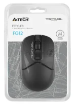 Мышь беспроводная A4Tech Fstyler FG12 черный, 1200 dpi, радиоканал, USB, кнопки - 3 21