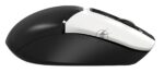 Мышь беспроводная A4Tech Fstyler FG12 белый/черный, 1200 dpi, радиоканал, USB, кнопки - 3 18