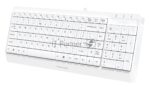 Комплект клавиатура+мышь A4Tech FStyler F1512 проводной, USB, 1200 DPI, белый 30