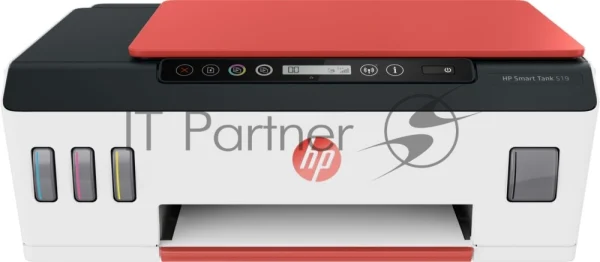 МФУ струйное HP Smart Tank 519 AiO (3YW73A), A4, цветной, печ. до 22 стр/мин. (ч/б) до 5 стр/мин. (цвет), 1200x1200dpi, USB, Wi-Fi, BlueTooth, Air Print, Mopria