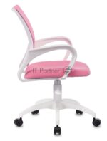 Кресло Бюрократ CH-W695NLT TW-06A TW-13A розовый, сетка/ткань, 120 кг, механизм качания 9