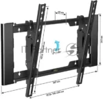 Кронштейн для телевизора Holder T4925-B черный 26"-55" макс.40кг настенный наклон 2