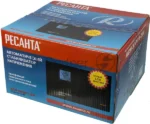 Стабилизатор Ресанта АСН-5 000/1-ЭМ 63/1/6 220В±2%, Габариты 395х235х183, Вес 18 кг 11