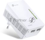 Сетевое оборудование TP-Link TL-WPA4220 300Mbps Wireless AV500 Powerline Extender, 500Mbps Powerline Datarate, 2 10/100Mbps Fast Ethernet ports, HomePlug AV, Plug and Play, WiFi Clone, Single Pack 4
