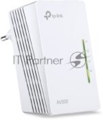 Сетевое оборудование TP-Link TL-WPA4220 300Mbps Wireless AV500 Powerline Extender, 500Mbps Powerline Datarate, 2 10/100Mbps Fast Ethernet ports, HomePlug AV, Plug and Play, WiFi Clone, Single Pack 5