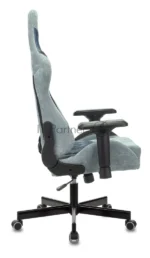 Кресло Бюрократ VIKING 7 KNIGHT BL FABRIC синий, ткань, 120 кг, механизм качания 44