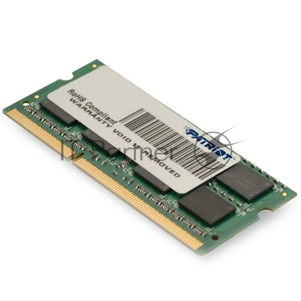 Оперативная память Patriot, DDR3L, 4GB (1x4 GB), 1600 MHz, CL11, SO-DIMM 1