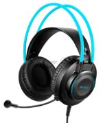Гарнитура A4Tech Fstyler FH200U серый/синий, проводная 15
