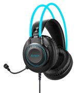 Гарнитура A4Tech Fstyler FH200U серый/синий, проводная 18