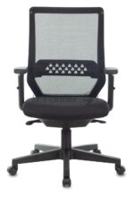 Кресло Бюрократ MC-611N TW-01 38-418 черный, сетка/ткань, 120 кг, механизм качания 2