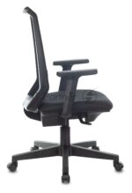 Кресло Бюрократ MC-611N TW-01 38-418 черный, сетка/ткань, 120 кг, механизм качания 3