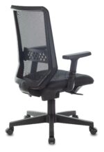 Кресло Бюрократ MC-611N TW-01 38-418 черный, сетка/ткань, 120 кг, механизм качания 4