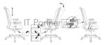 Кресло Бюрократ MC-611N TW-01 38-418 черный, сетка/ткань, 120 кг, механизм качания 6