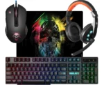 Комплект клавиатура+мышь Defender Singularity MKP-118 проводной, USB, 3200 DPI, чёрный 12