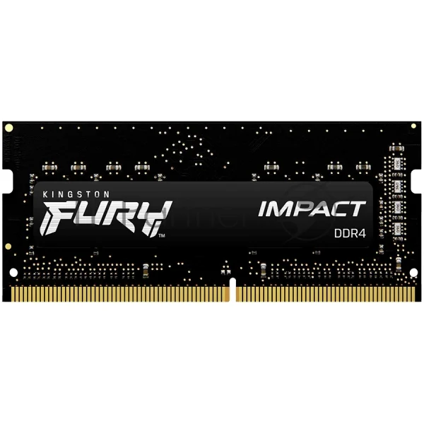 Оперативная память Kingston Fury Impact, DDR4, 32GB (1x32GB), 3200MHz, CL20, SO-DIMM