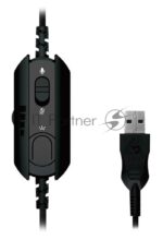 Гарнитура проводная с микрофоном A4Tech Bloody G570 черный/серый 2м мониторные USB оголовье (G570 USB/BLACK + GREY) 19