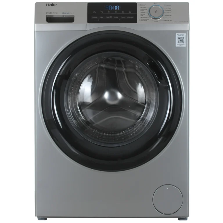 Стиральная машина Haier HW60-BP12929ASE серый, загрузка фронтальная 6 кг, 1200 об/мин, класс: А+++ 1