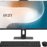 Моноблок MSI Modern AM272P 1M AiO 27″ FHD (1920×1080)IPS AG Non-touch, Core i3-100U (1.2GHz), 8Gb DDR5(1x8Gb),512Gb SSD M.2,Intel UHD,WiFi,BT,camera,WirelessKB&mouse Eng/Rus,NoOS,1y w-ty,черный (9S6-AF8231-1033)