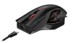 Мышь беспроводная/проводная ASUS ROG Spatha X черный, 19000 dpi, радиоканал, USB, кнопки - 12 5