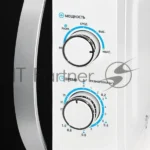 Микроволновая печь BBK 20MWS-711M/WS C белый/серебристый, 20 л, 700 Вт, переключатели - поворотный механизм 16