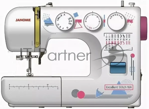 Швейная машина Janome Excellent Stitch 18A белый 1