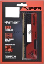 Оперативная память Patriot Viper Elite II, DDR4, 32GB (2x16 GB), 3600 MHz, CL20, DIMM, радиатор, красный, черный 20