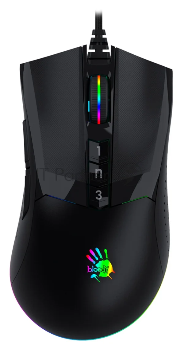 Мышь проводная A4Tech Bloody W90 Pro черный, 16000 dpi, USB, кнопки - 10 1