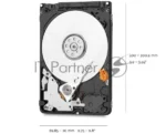 Жесткий диск Western DigitalBlue WD20SPZX 2ТБ 2,5" 5400RPM 128MB (SATA-III) Mobile 3