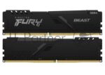 Оперативная память Kingston Fury Beast, DDR4, 64GB (2x32GB), 3200MHz, CL16, DIMM, черный 18