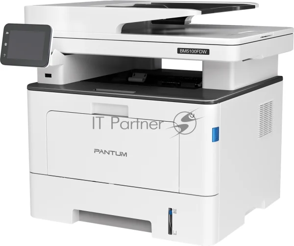 МФУ лазерное Pantum BM5100FDW, A4, ч/б, печ. до 40 стр/мин., скан. до 24 стр/мин., 1200 x 1200 dpi, USB, RJ-45, Wi-Fi, проектная модель