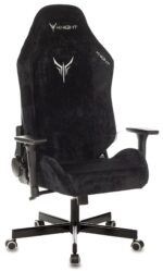 Кресло игровое Бюрократ Knight N1 Fabric черный Light-20, с подголов. крестовина металл 26