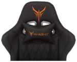 Кресло Knight ARMOR черный, экокожа, 120 кг, механизм качания 31