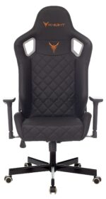 Кресло Knight OUTRIDER черный, экокожа, 120 кг, механизм качания 21