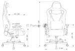 Кресло Knight OUTRIDER черный, экокожа, 120 кг, механизм качания 26