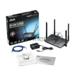 Маршрутизатор беспроводной Asus RT-AC1200 10/100BASE-TX черный (Dual Band) 9