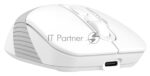 Мышь беспроводная A4Tech Fstyler FB10C белый/серый, 2000 dpi, радиоканал, Bluetooth, USB, кнопки - 4 10