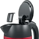 Электрочайник Bosch TWK3P424 красный, 1.7 л, 2400 Вт, скрытый нагревательный элемент 14