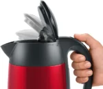 Электрочайник Bosch TWK3P424 красный, 1.7 л, 2400 Вт, скрытый нагревательный элемент 8